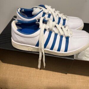 NWT Mens K-Swiss 8.5 Sneakers White/Blue